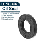 Set of 5 Oil Seal Rotary Shaft Seal NBR Rubber 25x47x8mm