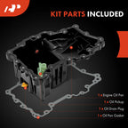Engine Oil Pan with Gasket for Ford F-150 (2015–2018)