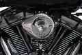 S&S Stealth Mini Teardrop Air Cleaner Cover Lava Chrome for Harley M8 (2017–2023)