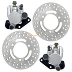 Front Brake Calipers & Disc Rotors for Kawasaki KVF400 Prairie 400 (1997–2002)