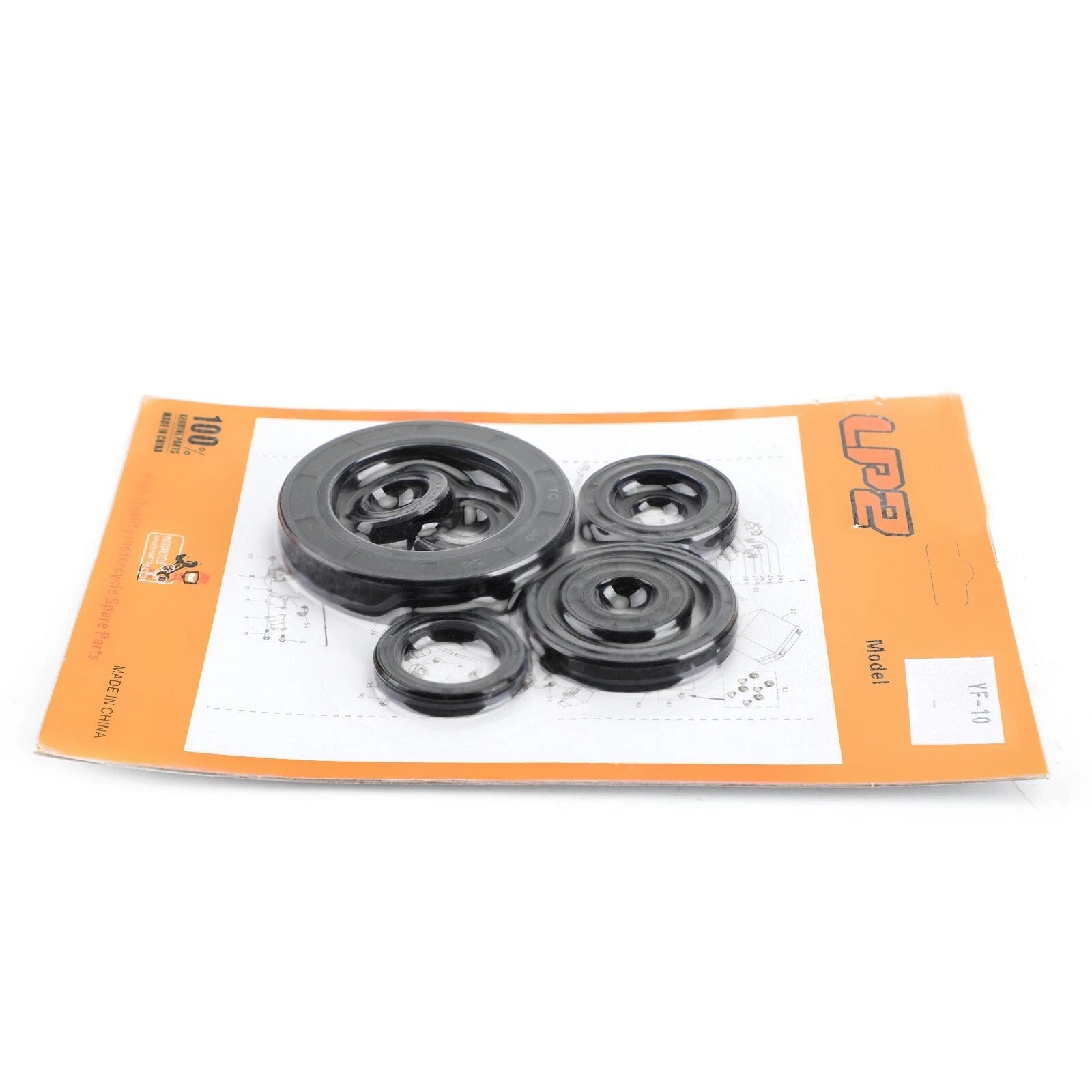 8pcs Engine Oil Seal Kit for Honda CR250R (1988–1991) CR500R (1989–2001)
