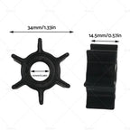 Water Pump Impeller for Mercury Mariner 2-6hp Outboard (47-16154-3)