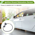 1 Pc Ignition Knock Detonation Sensor No.ZL0218921A for Mazda 323 F VI (1998–2001)