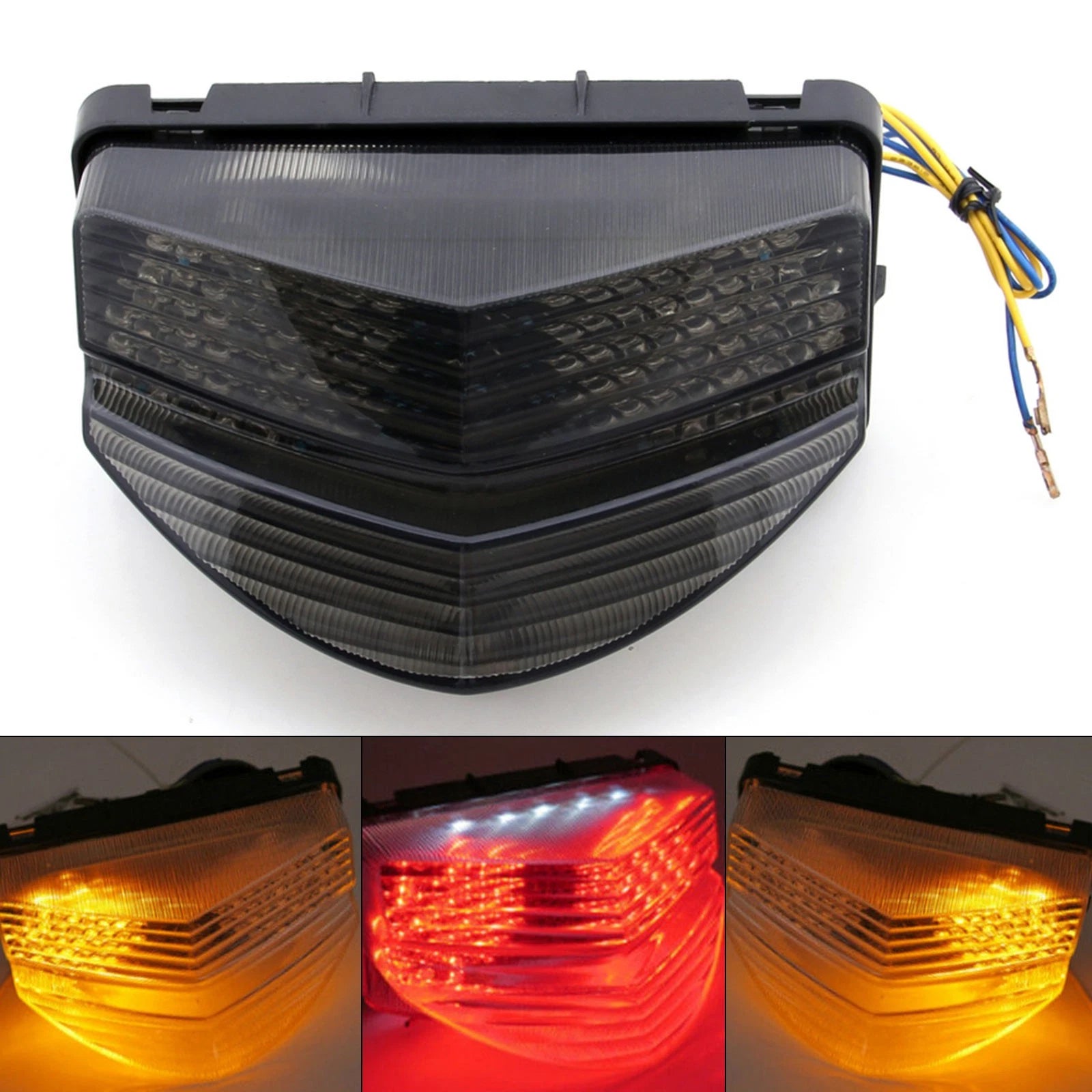 Integrated LED TailLight Turn Signals for Honda CBR 600 F4i (2001–2003)