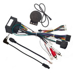 16-Pin Wiring Harness for Car Head Unit Upgrade (Compatible with 9/10-Inch Units)
