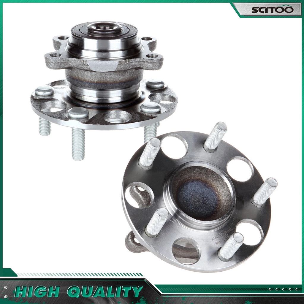 Set of 2 Rear Wheel Bearings for Honda Civic (2006–2011)