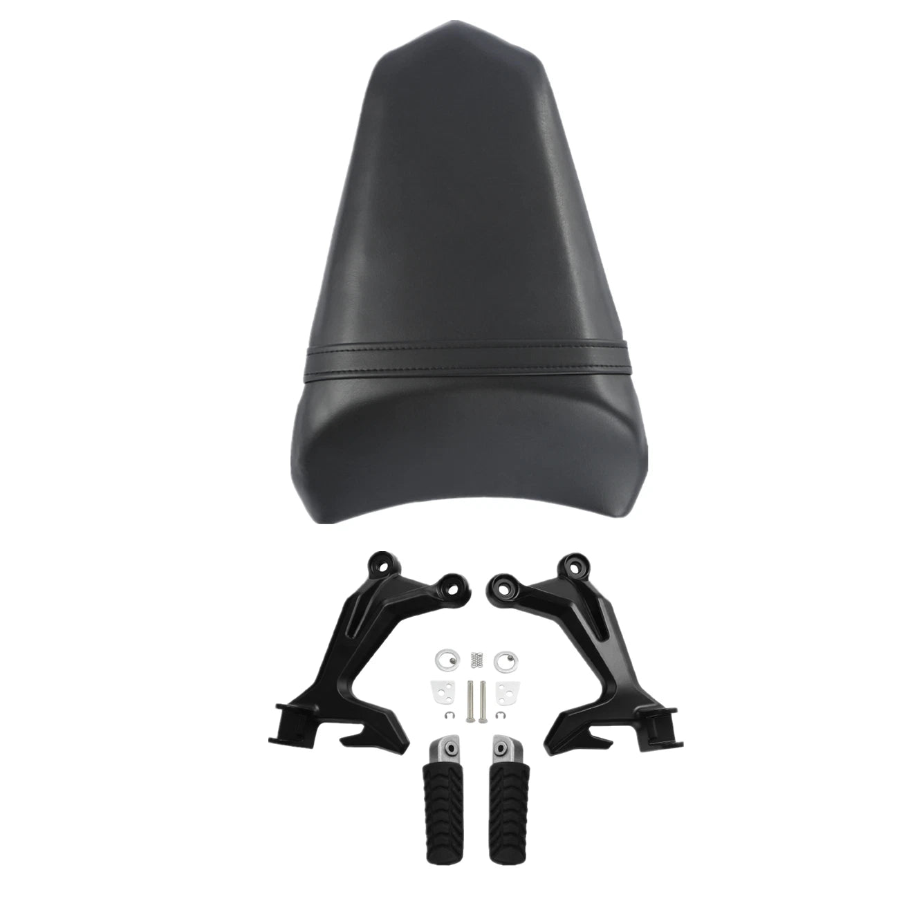 Passenger Seat Foot Pegs Rest Brackets for Kawasaki Ninja 650 EX650 (2017–2019)