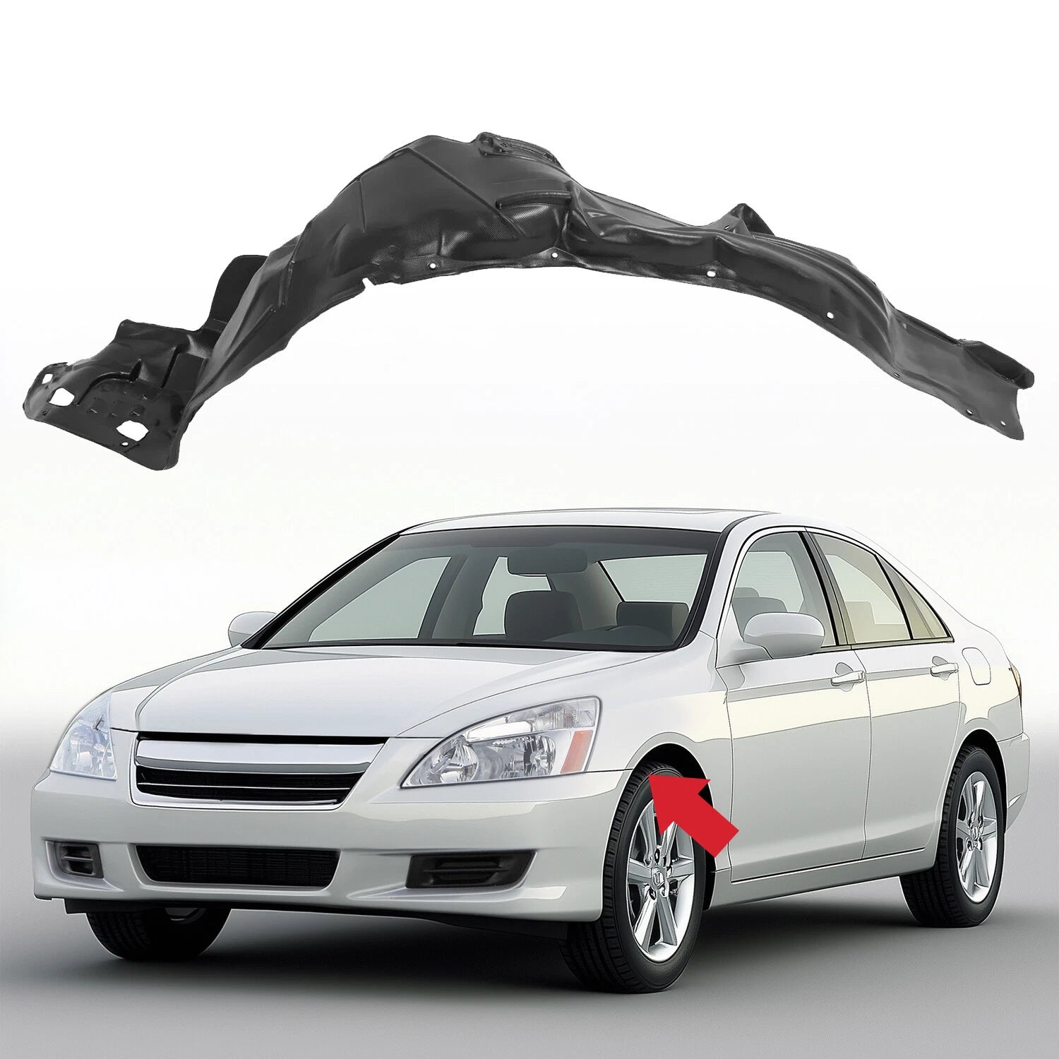 Fender Liner Splash Shield Guard for Honda Accord (2003–2007) Left Side