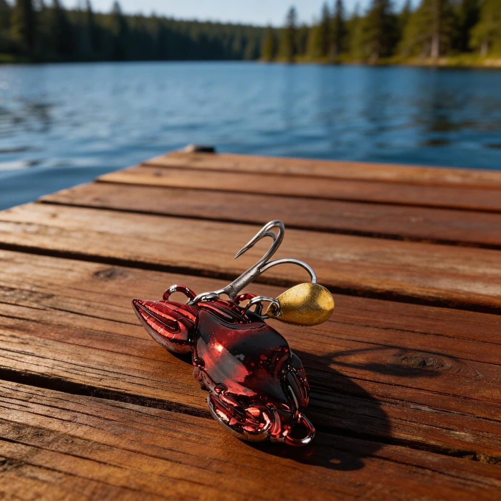 35mm Bass Fishing Metal Crab Spoon Lure 10g Long Casting Bait