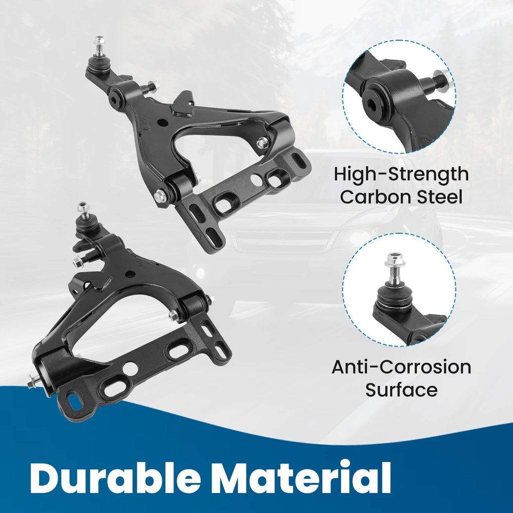 Front Upper Lower Control Arms Ball Joint for Buick Rainier (2004–2007)
