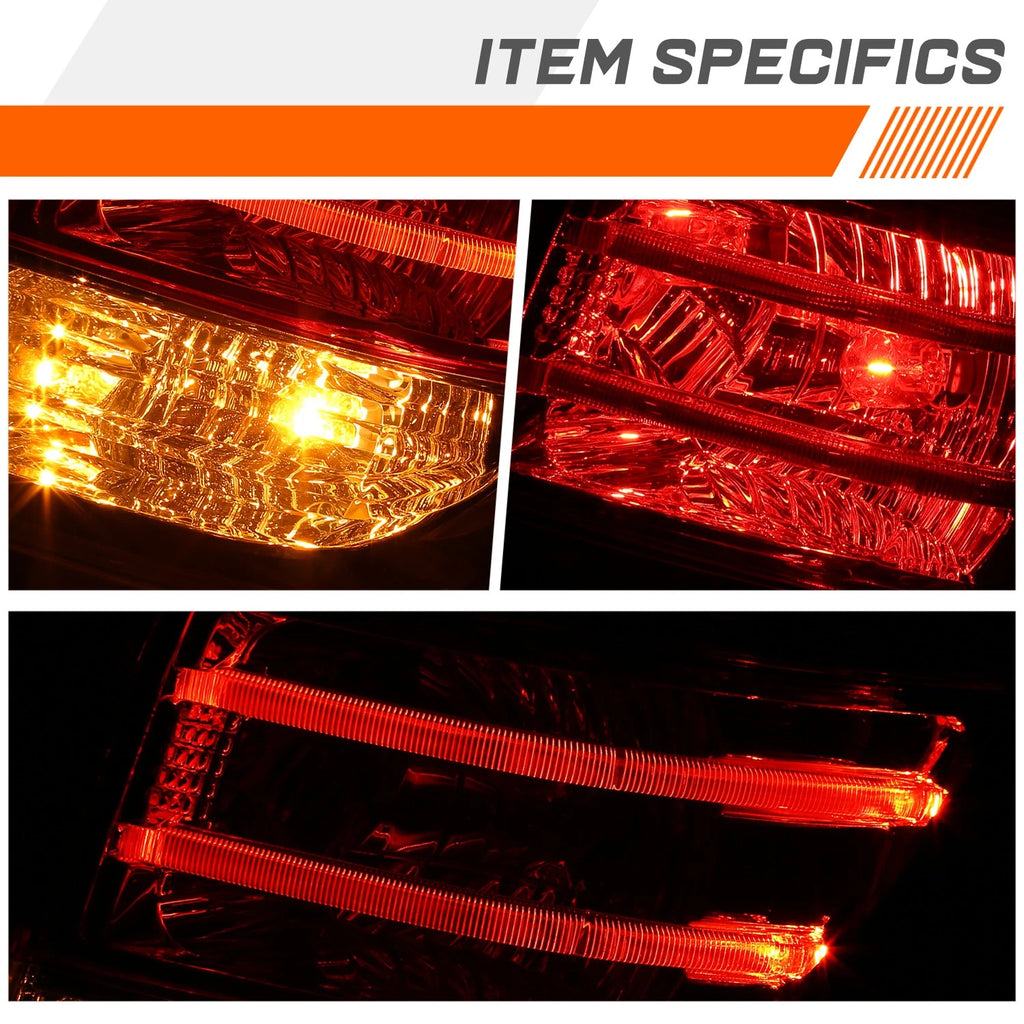 Passenger Side Chrome Outer Tail Light Stop Brake Lamp for Honda Odyssey (2014–2017)