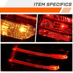 Passenger Side Chrome Outer Tail Light Stop Brake Lamp for Honda Odyssey (2014–2017)