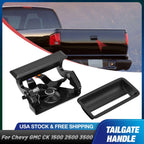 Black Tailgate Handle & Bezel for Chevrolet C1500 C2500 C3500 (1990–1999)