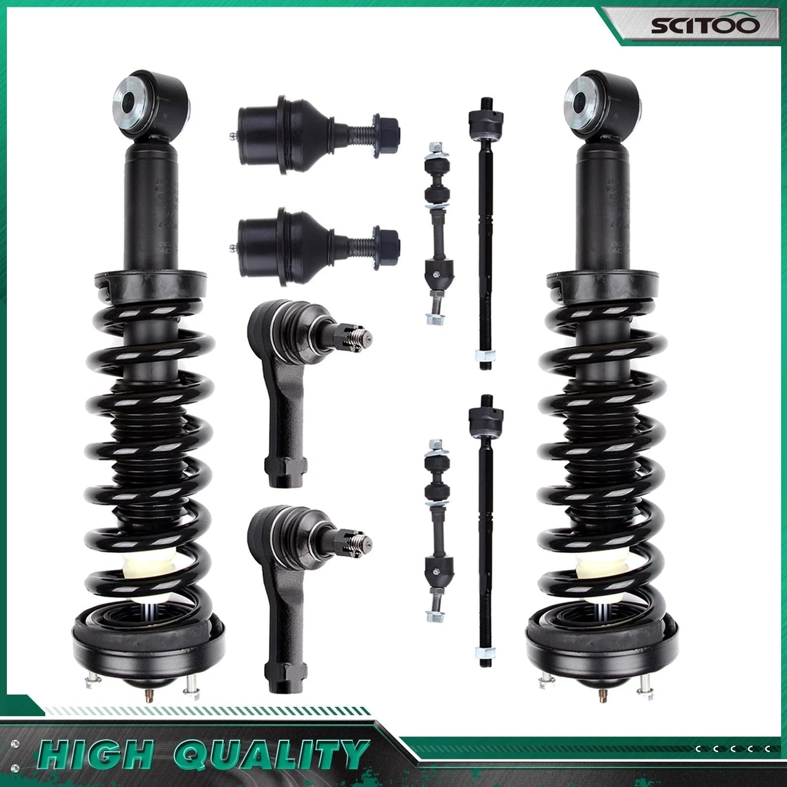 Front Complete Strut Sway Bar End Link Tie Rod End for Ford F-150 (2005)