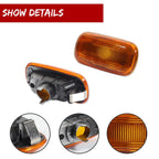 OE-Style Amber Side Marker Reflectors for Audi A6 S6 A4 (C5 C6 B6 B7)