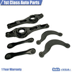 6PCS Upper Lower Control Arms for Ford Focus (2000–2011) K660012