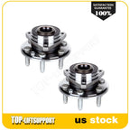 2X Wheel Hub & Bearing Assembly for Cadillac SRX (2010–2016)