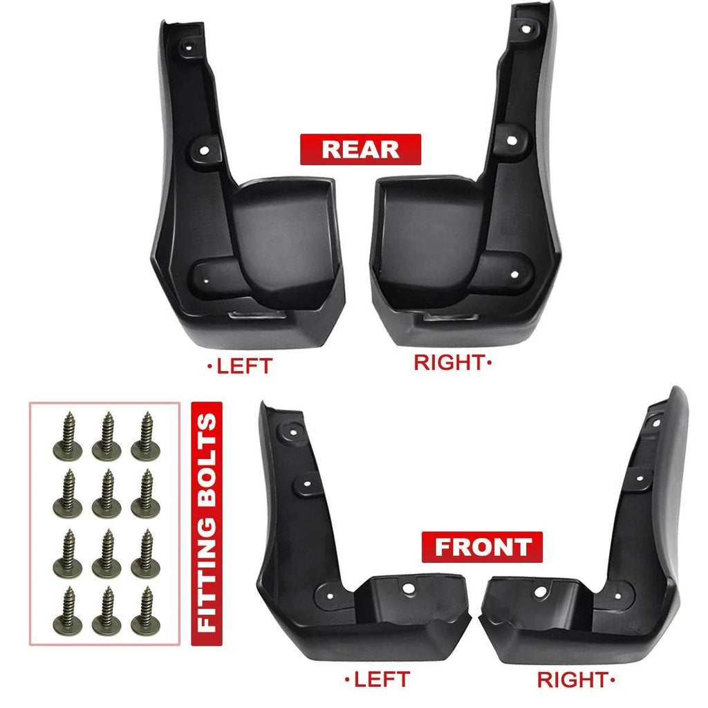 Splash Guards for Honda Civic (2016-2021) Front Rear 4-Piece Set