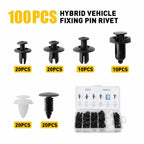 100pcs Bumper Retainer Fasteners Clips for Universal Applications