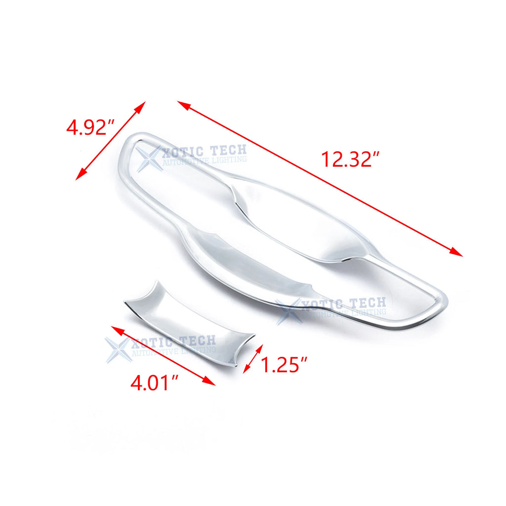 Chrome Exterior Door Handle and Bowl Frame Cover for Honda Civic (2016-2021)