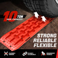 2 Pc Sand Snow Recovery Tracks Traction Boards for Cars Trucks (10 Ton)