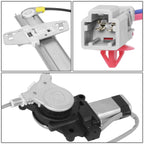 Electric Front Right Window Regulator w/ Motor for Honda Civic Sedan (2001–2005)