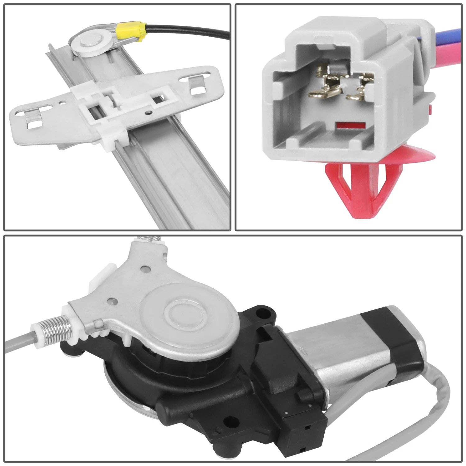 Electric Front Right Window Regulator w/ Motor for Honda Civic Sedan (2001–2005)