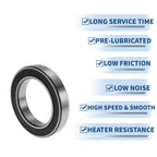Deep Groove Ball Bearing 6017DDU for Various Models (85x130x22mm)