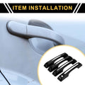 Set of 4 Car Door Handle Protectors for Ford Maverick (2022–2023) Glossy Black