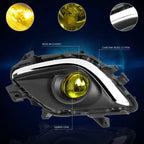 Fog Lights for Mazda 6 (2014–2016) - Amber Lens, Chrome Bezel, Switch