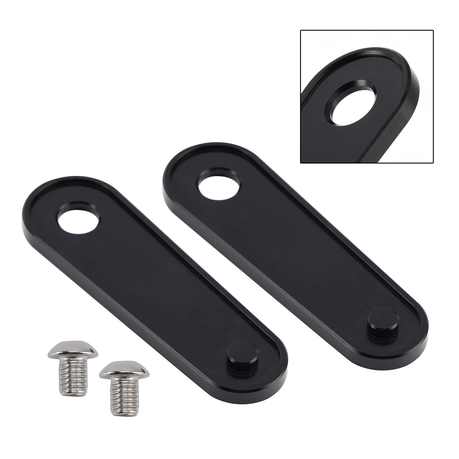 Rear Floorboard Foot Peg Frame Plates for Electra Glide, Road Glide (1993–2023)