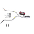 Dual Exhaust 2.5" Pipe for S10/S15 (1983–1994) - Flowmaster 40, SW Tip, Corner Exit