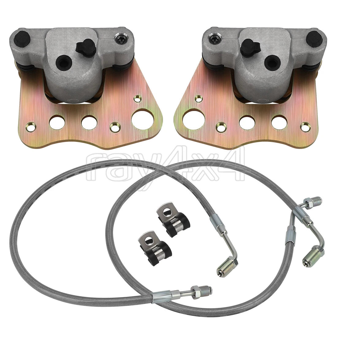 Front Brake Calipers & Hose Lines for Polaris Sportsman 500 6x6 (2001–2005)