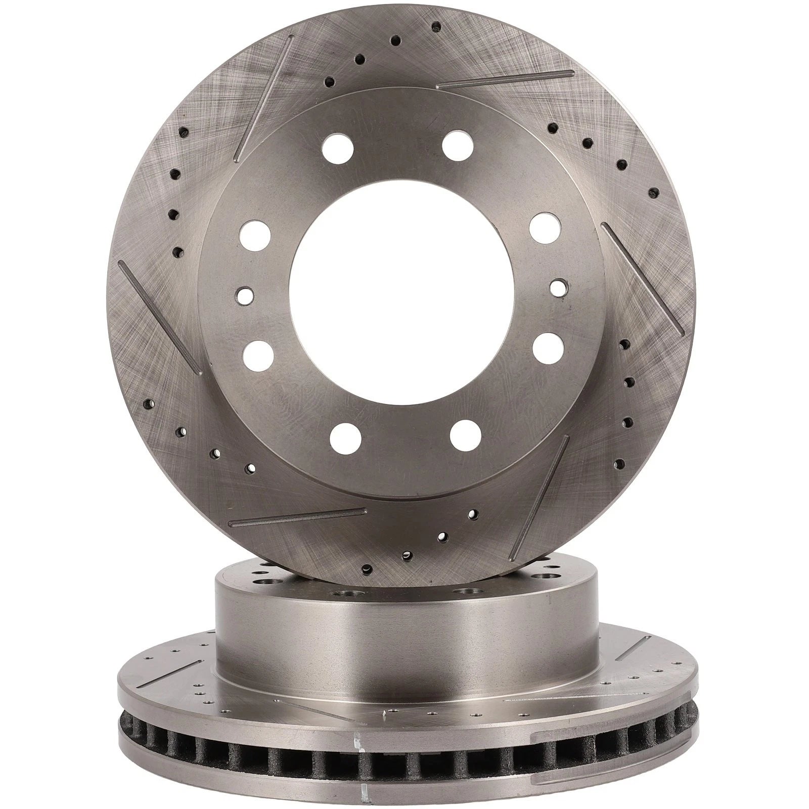 Front Drilled Slotted Brake Rotors for GMC Savana 2500 (2021–2024)