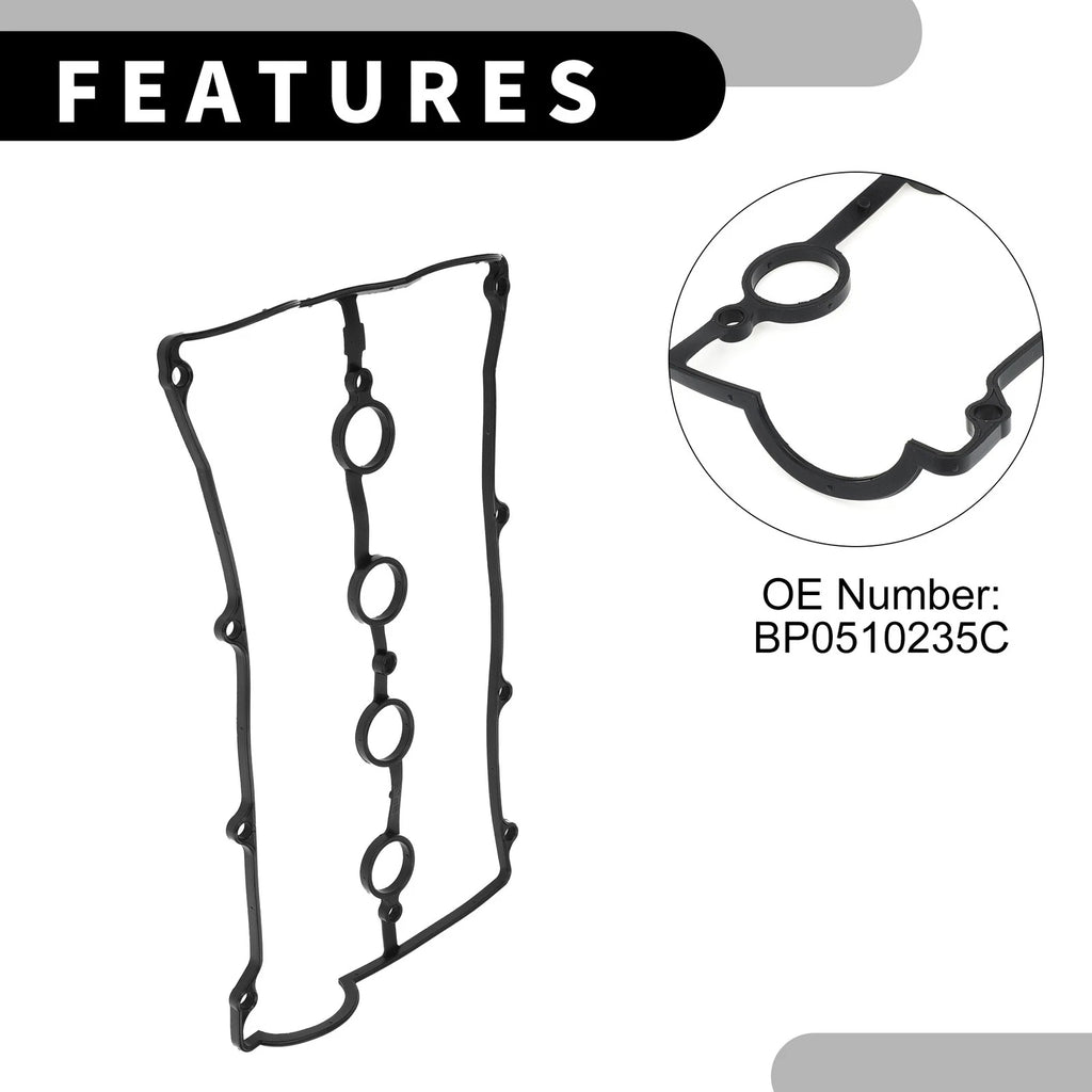 Valve Cover Gasket No.BP0510235C for Mazda Miata (1995–2000) Black