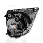 LED Projector Headlight for Sierra (2007–2014) Black/Amber Sequential Signal