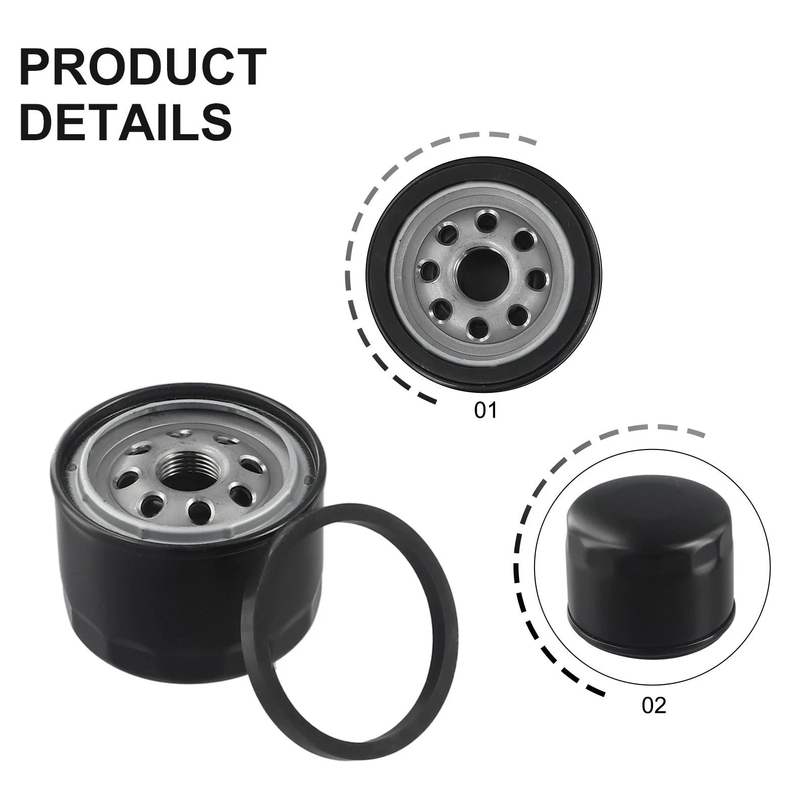 2X Oil Filter for Kawasaki FX600V FR691V FR730V