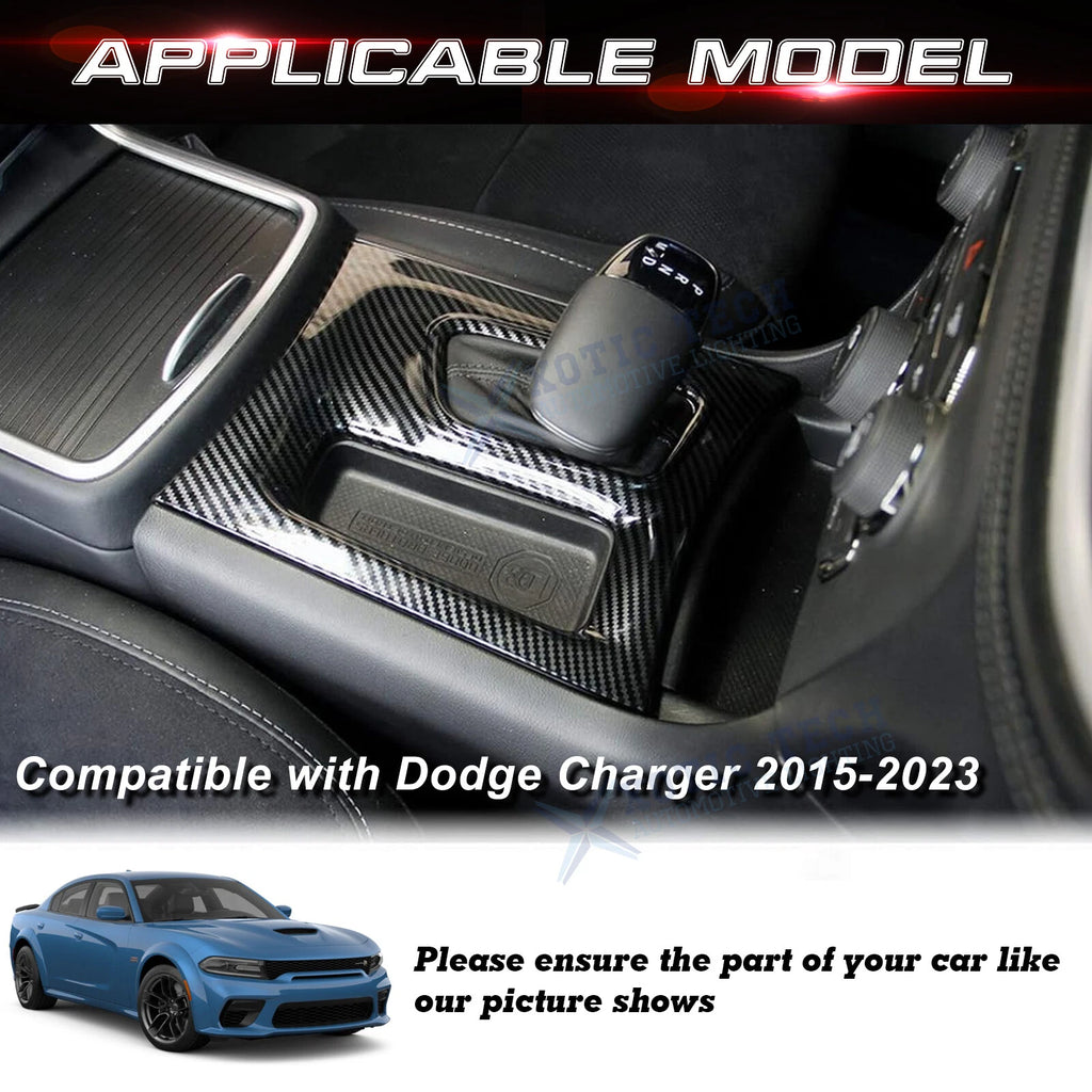 Gear Shift Panel Molding Cover for Dodge Charger (2015-2023)