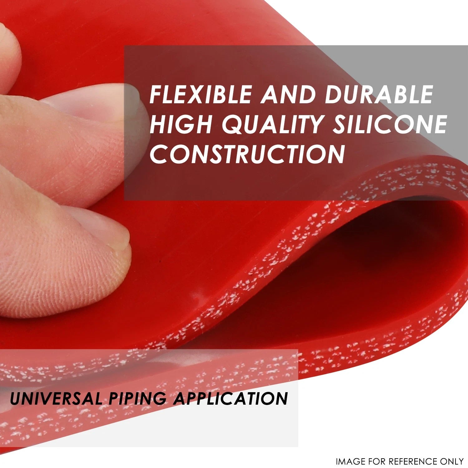 2" 3-Ply Turbo Intake Intercooler Piping Silicone Hose Coupler Red