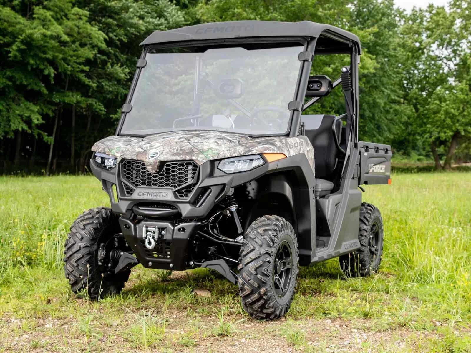 Clear Scratch Resistant Full Windshield for CFMOTO UForce 600 (2021–2023)