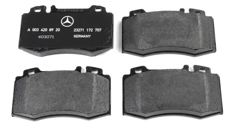 Set of 4 Front Disc Brake Pads for Mercedes (OEM 003420892041)