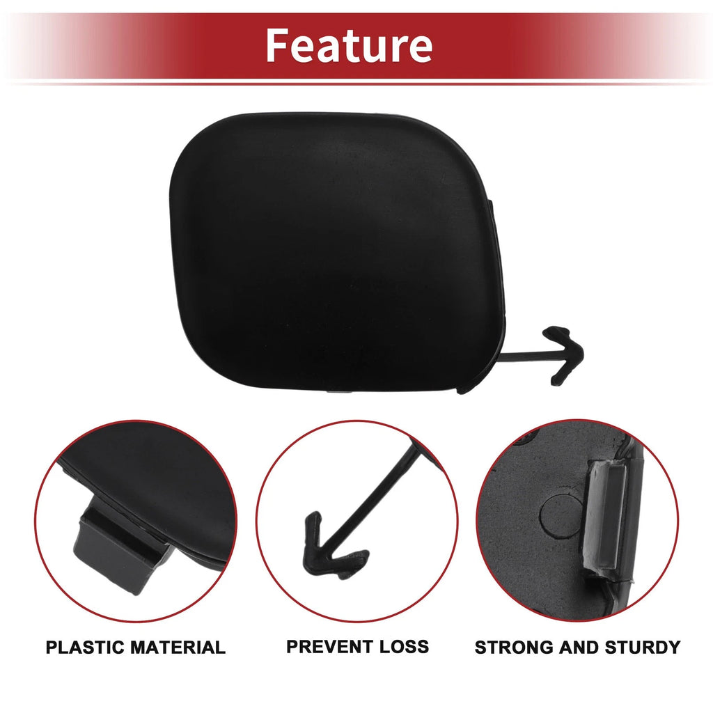 Tow Hook Cover Cap for Toyota Highlander (No. 521200E927) (2014–2019) Black