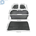 Set of 4 All Weather TPE Floor Mats for Honda Odyssey (2018–2026)