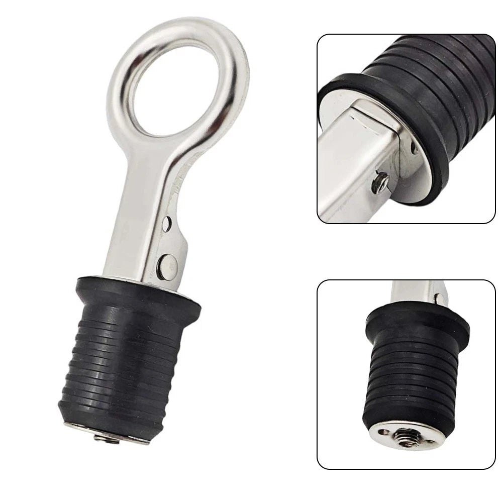 Marine Drain Stopper for 25mm Drain Ports (Stainless Steel Handle)