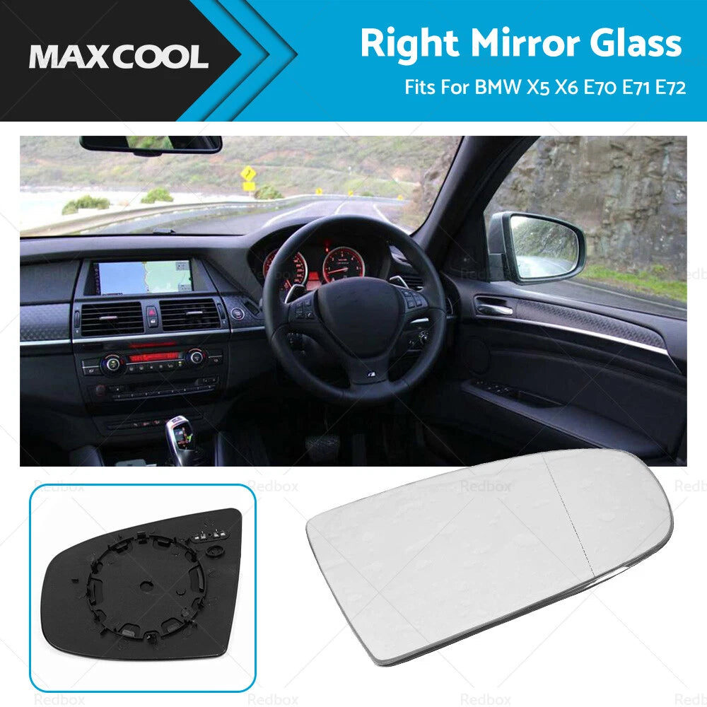 Right Heated Wing Side Mirror for BMW X5 X6 E70 E71 (2007–2014)