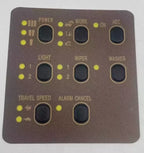 Cab Display Button Meter Sticker for CAT E312, 320, 330 V1/V2 BCD