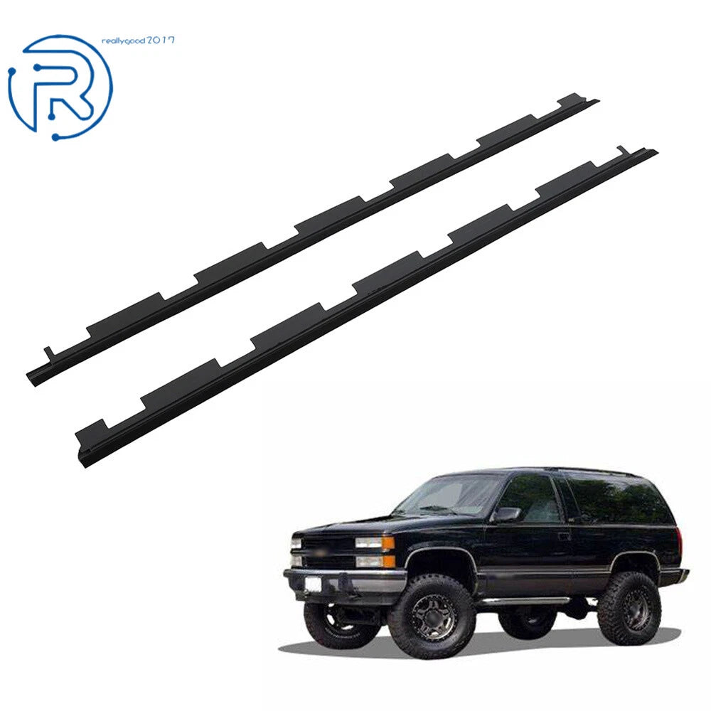 2Pcs Outer Front Window Sweep Weatherstrip Seal for Chevy GMC Pickup Truck