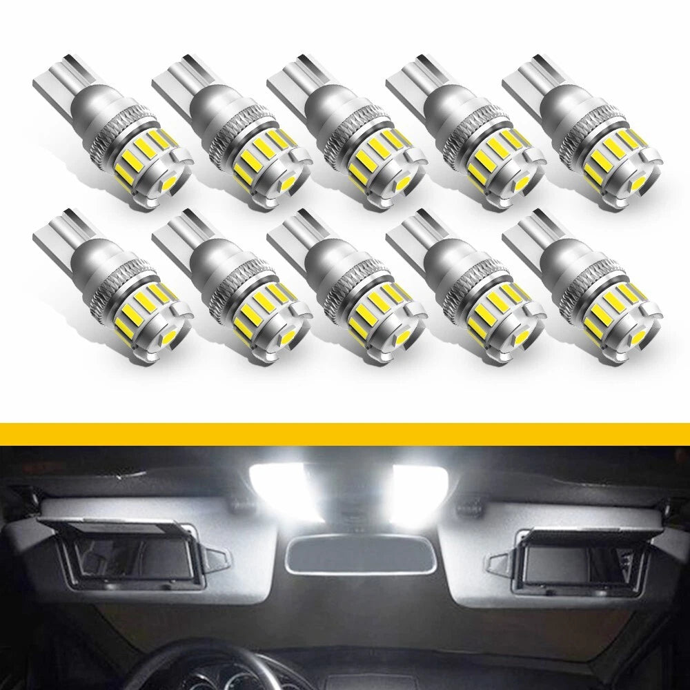 T10 LED License Plate Light Bulb for Various Vehicles (6000K)