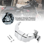 Chrome Transmission Shroud Cover for M8 (2017–2023)