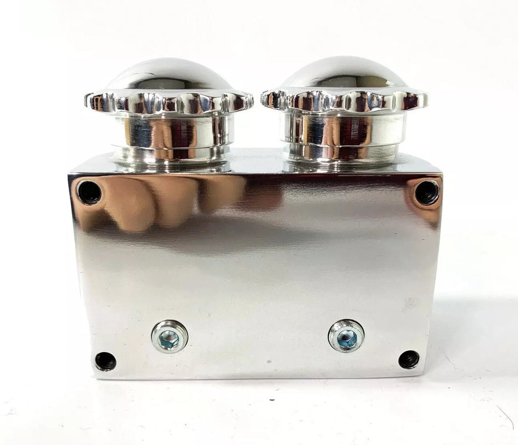 Brake Fluid Reservoir Remote Finned Replacement for Hot Rod Custom (1932–1969)